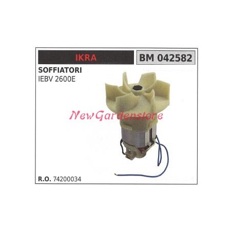 IKRA electric motor for IEBV 2600E blower 042582 74200034 | Newgardenstore.eu