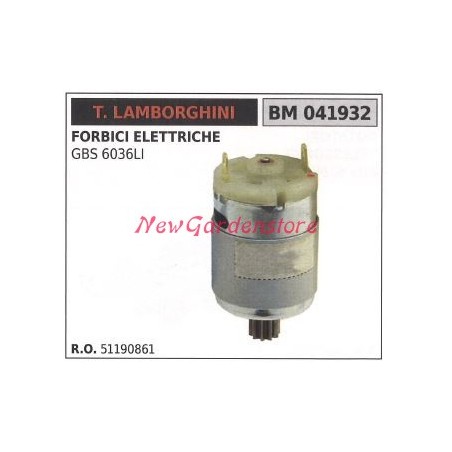 LAMBORGHINI elektrischer Scherenmotor GBS 6036LI 041932 51190861 | Newgardenstore.eu