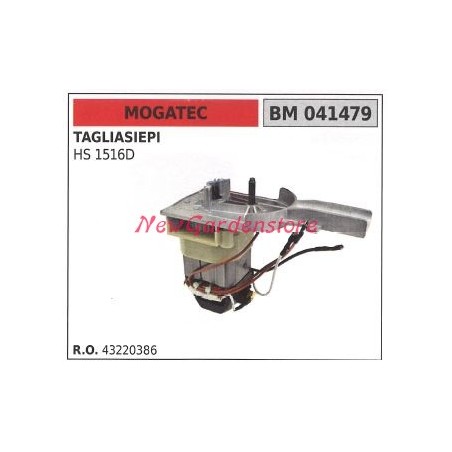 Moteur électrique MOGATEC pour taille-haie HS 1516D 041479 43220386 | Newgardenstore.eu