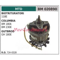 MTD electric motor shredder 118e columbia bm 180e 230e 020890 | Newgardenstore.eu