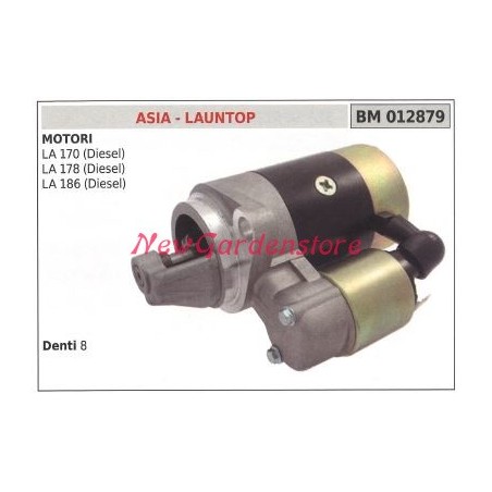ASIA Anlasser Motor Motor Grubber Motor LA 170 178 186 012879 | Newgardenstore.eu