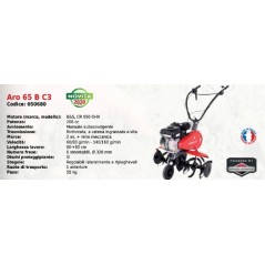 Cultivator ARO 65 B C3 SERIES PUBERT with a B&S engine CR 950 OHV 208 cc