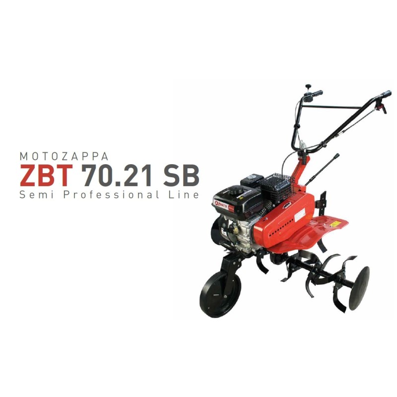 ZBT 70.21 SB ZANETTI Motor de gasolina de 208 cc Filtro de aire de 3 etapas SNORKEL