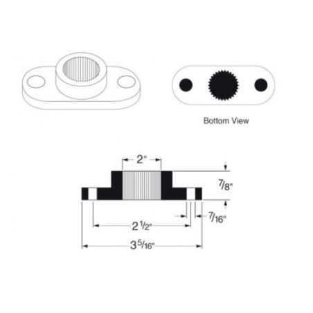 Blade hub compatible with lawn mower MTD 748-0365