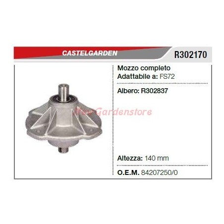 CASTELGARDEN CASTELGARDEN Rasenmäher FS72 R302170 Messerhalter Nabe | Newgardenstore.eu