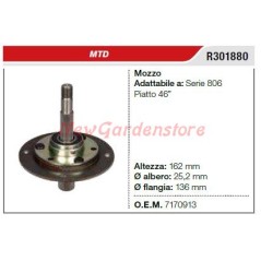 MTD 806 series lawnmower mower mower blade hub R301880
