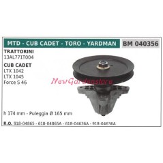 Cubo de cuchilla tractor cortacésped segadora 13AL771T004 MTD 040356