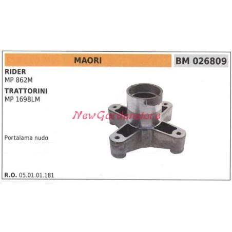 Moyeu de lame pour tracteur de pelouse autoportée MP 862M MAORI 026809 | Newgardenstore.eu