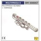 Multipresa 4 schuko + 4 BIPASSO codice: 008967