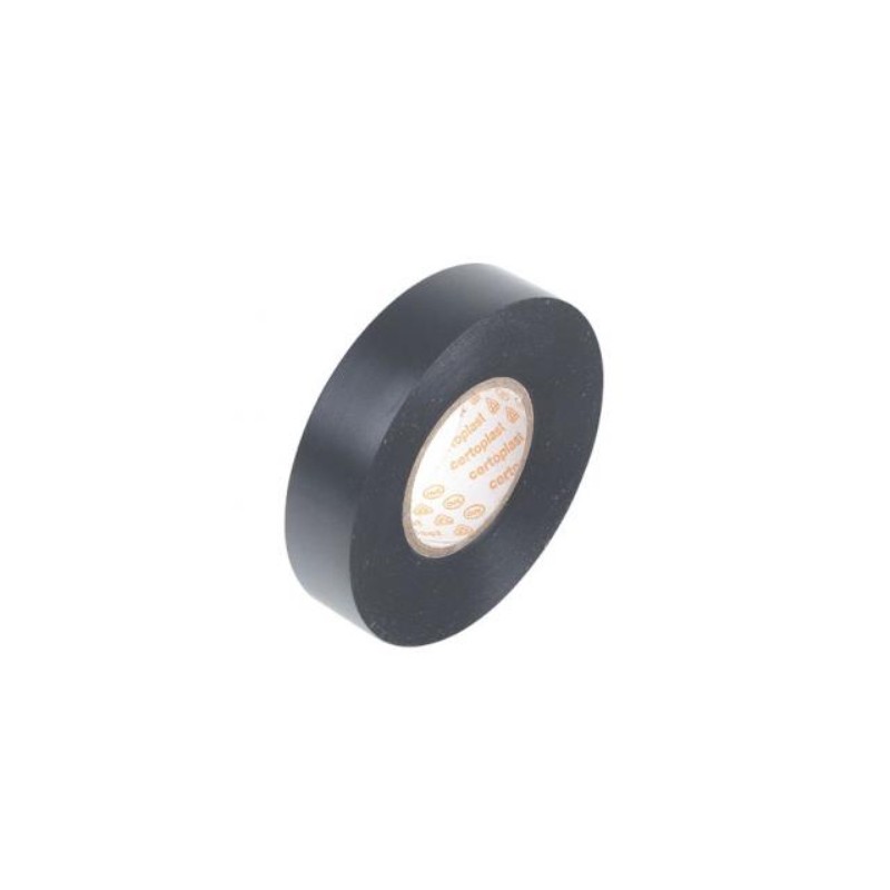 Insulating tape colour black width 19.00 mm length 33.00 m