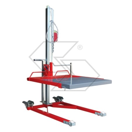 Lifting bench with clutch for release 2 safety stops tilting plane | Newgardenstore.eu