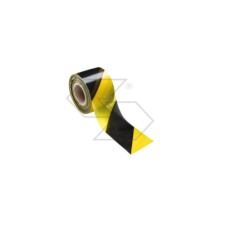 Adhesive warning tape yellow-black NEWGARDENSTORE 11.5m x 50mm