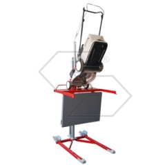 Lifting bench with clutch for release 2 safety stops tilting plane | Newgardenstore.eu