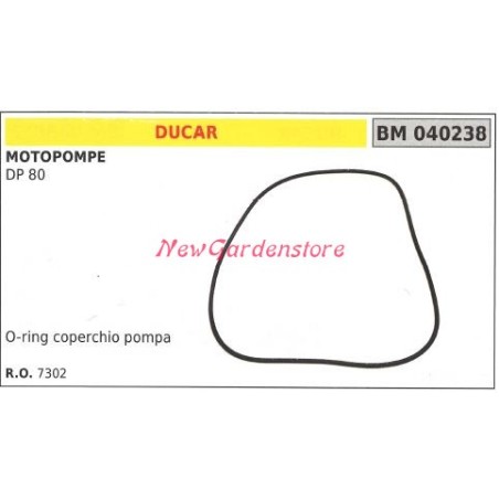 O-ring coperchio pompa DUCAR motopompa DP 80 040238 | Newgardenstore.eu