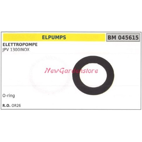 Joint torique électropompe ELPUMPS JPV 1300INOX 045615 | Newgardenstore.eu