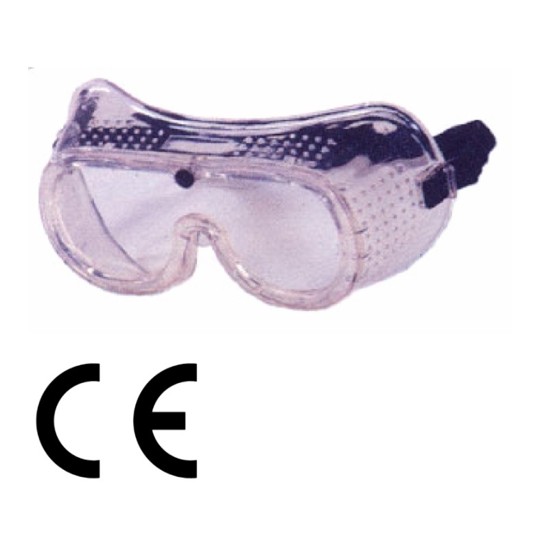 Standard safety glasses with scratch-resistant polycarbonate lenses