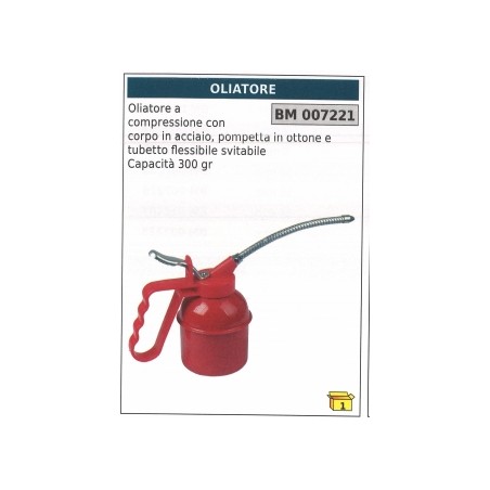 Engrasador de compresión cuerpo de acero bomba de latón manguera flexible | Newgardenstore.eu