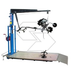 Professional lifting bench adjustable in height max crane weight 150kg | Newgardenstore.eu