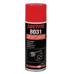 Huile de coupe pour outils en spray 400ml LOCTITE 8031 pour faciliter l'usinage de l'acier | Newgardenstore.eu