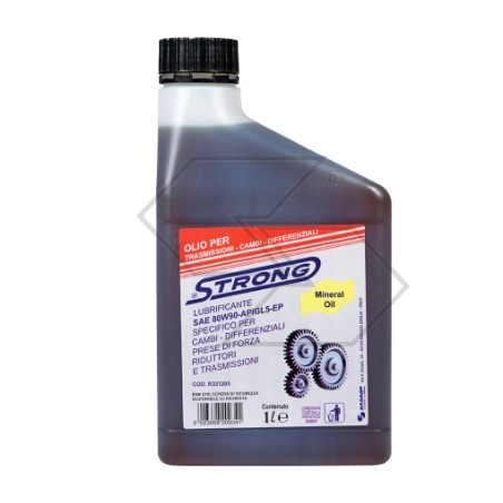 Lubricating oil STRONG for transmissions, differentials SAE 80W90 1 litre | Newgardenstore.eu