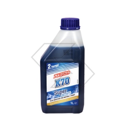 Strong K70 Super Synthetic aceite de mezcla para motor de 2T | Newgardenstore.eu
