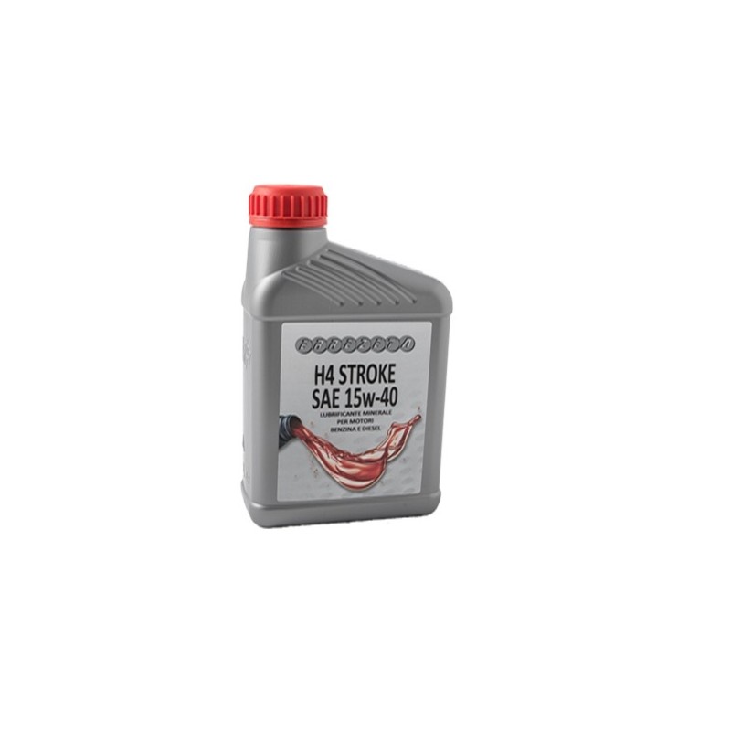 Aceite motor 4T SAE 15W40 1litro lubricante para maquinaria agrícola y de jardinería 320123