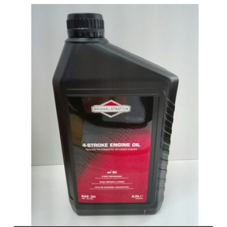 Aceite lubricante motor 4 tiempos SAE 30 2 LT litros BRIGGS STRATTON 100008E | Newgardenstore.eu