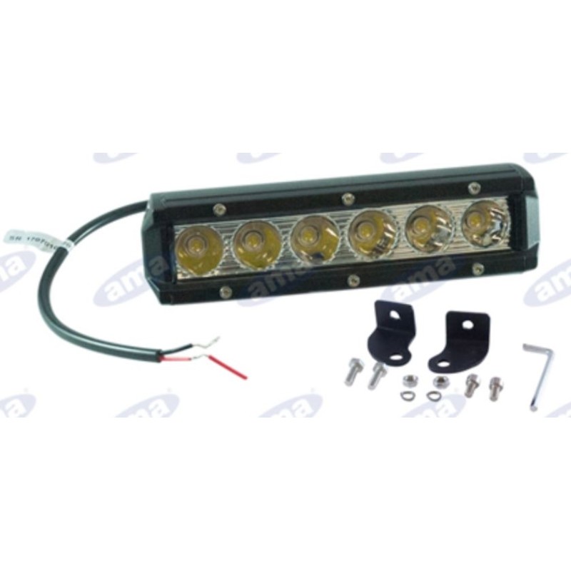 LED-Arbeitsscheinwerfer 10-36V 30W 1710LM 185x65x55mm 6 LED Epistar 5W Landmaschinen