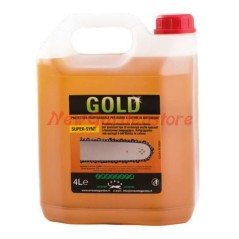 Olio protettivo Bio GOLD universale per catene motoseghe elettroseghe 4lt | Newgardenstore.eu