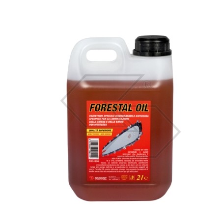 Olio protettivo biodegradabile antiusura catena da motosega FORESTAL OIL 2 litri | Newgardenstore.eu