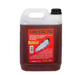 Biodegradable chainsaw chain wear protection oil FORESTAL OIL 5 litres | Newgardenstore.eu