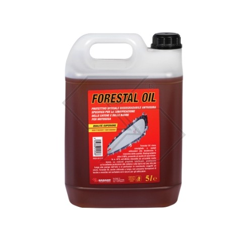 Biodegradable chainsaw chain wear protection oil FORESTAL OIL 5 litres | Newgardenstore.eu