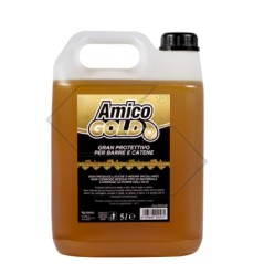 Olio protettivo sintetico per catena da motosega AMICO GOLD 5 litri R314145 | Newgardenstore.eu