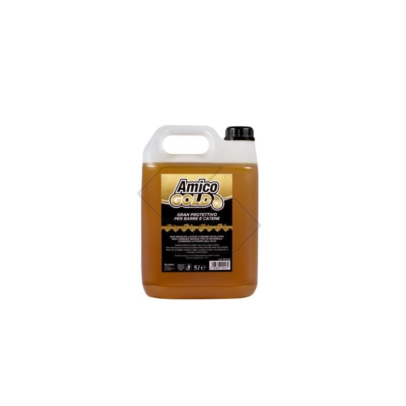 Huile synthétique de protection pour chaîne de tronçonneuse AMICO GOLD 5 litres R314145