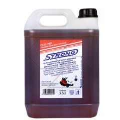 Aceite mineral sintético STRONG SAE 5W50 para transmisiones hidrostáticas 5 litros | Newgardenstore.eu