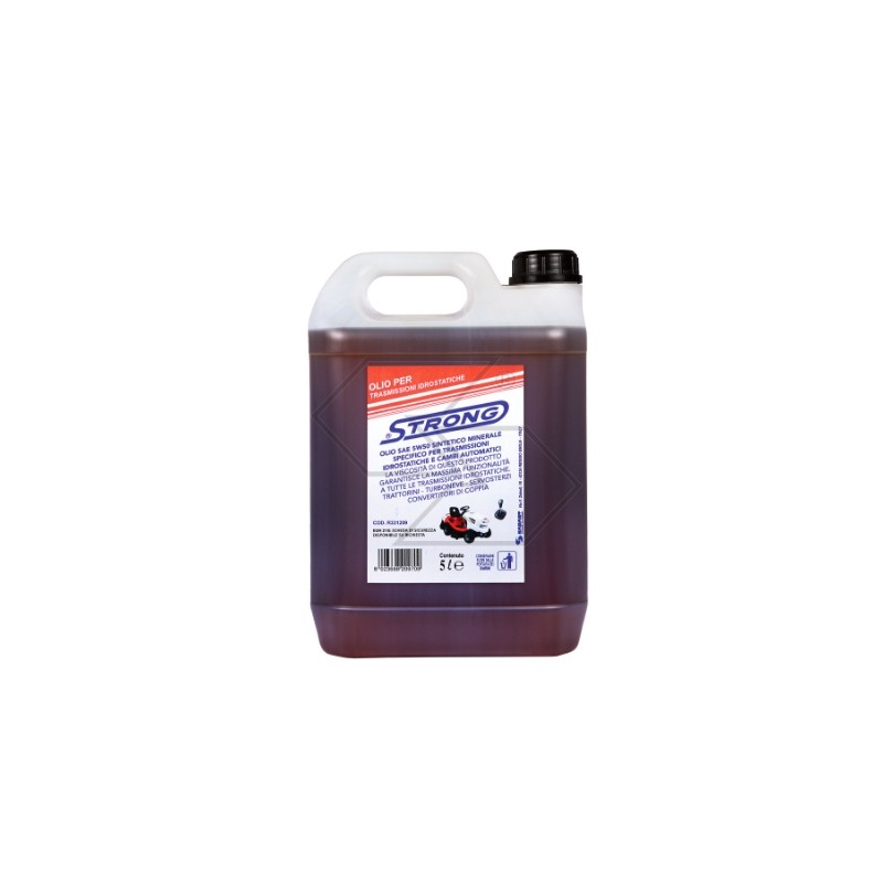 STRONG huile minérale synthétique SAE 5W50 pour transmissions hydrostatiques 5 litres