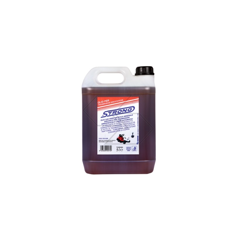 STRONG mineral synthetic oil SAE 5W50 for hydrostatic transmissions 5 litres