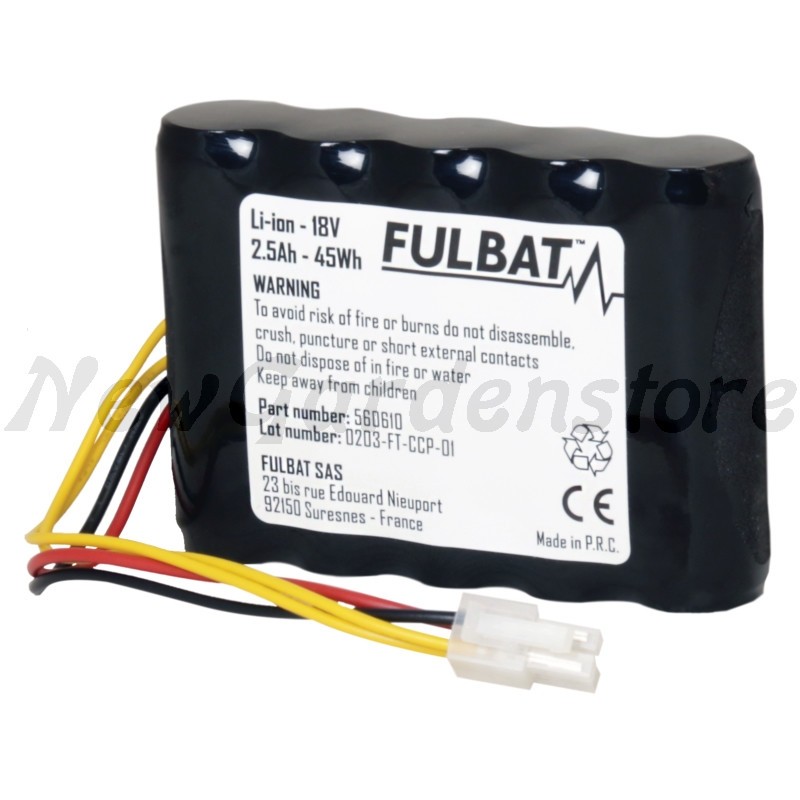 Batterie pour robot tondeuse FLYMO 57953067