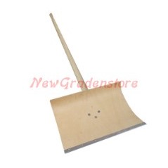 Pala da neve in compensato con bordi in acciaio 500 x 1350 mm 178-301 | Newgardenstore.eu