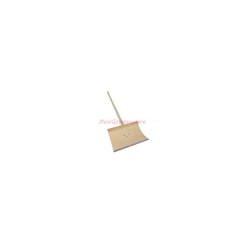 Plywood snow shovel with steel edges 500 x 1350 mm 178-301