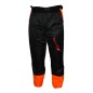 Cut-resistant trousers for forestry use available in various sizes