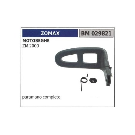 Protège-main pour frein de chaîne ZOMAX pour tronçonneuse ZM 2000 029821 | Newgardenstore.eu