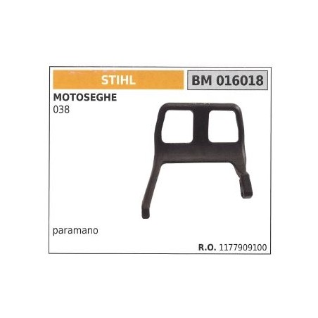 Protège-main STIHL pour tronçonneuse 038 016018 | Newgardenstore.eu