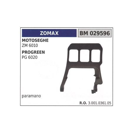 Protège-main ZOMAX pour tronçonneuse ZM 6010 029596 | Newgardenstore.eu