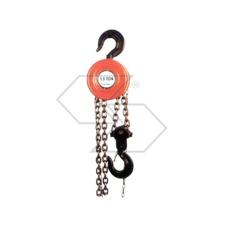 Manual chain hoist capacity 1000kg | Newgardenstore.eu