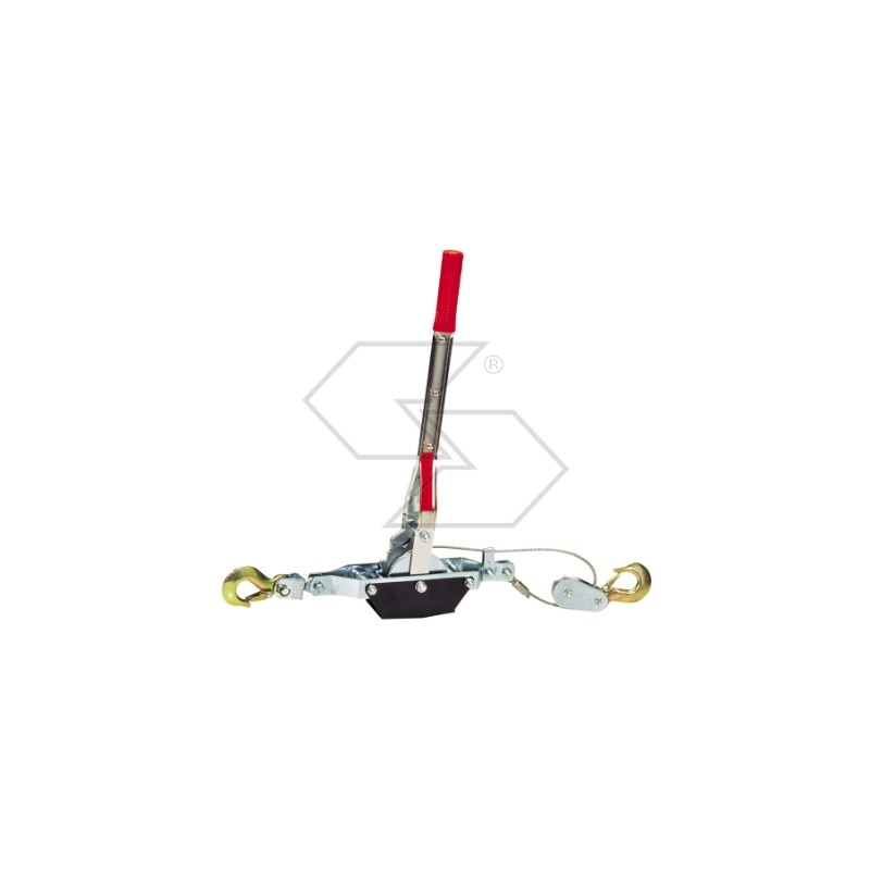 Tensioner hoist pull weight 1,000 kg max. span 2 m cable Ø  5 mm