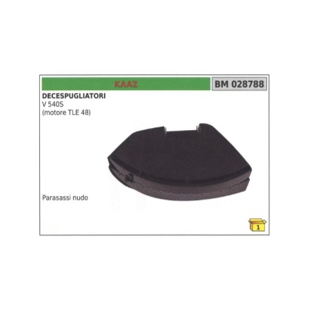 Protection d'essieu KAAZ pour arbre de débroussailleuse V540S (moteur TLE 48) | Newgardenstore.eu