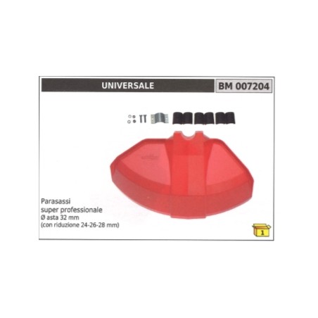 UNIVERSAL professional rock guard for brushcutter Ø 32 mm shaft 24 mm reduction | Newgardenstore.eu