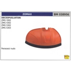 Protección de eje ZOMAX para desbrozadora ZMG 3302 - 4302 - 5303 eje | Newgardenstore.eu