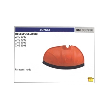 Protección de eje ZOMAX para desbrozadora ZMG 3302 - 4302 - 5303 eje | Newgardenstore.eu